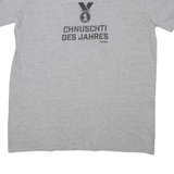 GILDAN Mens T-Shirt Grey Crew Neck XL