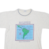 EXPERIENCE South American Explorer Cruise Mens T-Shirt Grey Crew Neck M