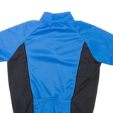 LAKES Cycling Mens T-Shirt Blue 1/4 Zip M