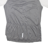 CRANE Cycling Mens T-Shirt Grey High Neck L