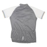 CRANE Cycling Mens T-Shirt Grey High Neck L