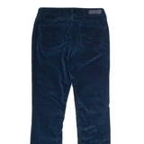 CALVIN KLEIN JEANS Womens Corduroy Trousers Blue Slim Skinny W32 L28