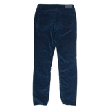CALVIN KLEIN JEANS Womens Corduroy Trousers Blue Slim Skinny W32 L28