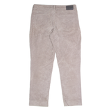 CALVIN KLEIN JEANS Womens Corduroy Trousers Grey Slim Tapered W30 L27