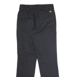 DICKIES Flex Workwear Mens Trousers Black Slim Tapered W32 L33