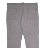 DICKIES Workwear Mens Canvas Trousers Grey Regular Straight W40 L30