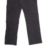 DICKIES Workwear Mens Canvas Trousers Black Regular Straight W34 L30