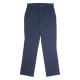 CARHARTT Workwear Mens Canvas Trousers Blue Relaxed Straight W30 L32