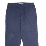 CARHARTT Dungaree Fit Carpenter Workwear Mens Canvas Trousers Blue Straight W38 L30