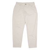 LEE Mens Twill Trousers Beige Regular Mom W30 L28