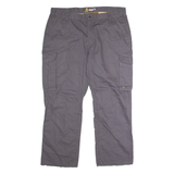 CARHARTT Carpenter Workwear Mens Canvas Trousers Grey Relaxed Straight W42 L30