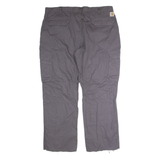 CARHARTT Carpenter Workwear Mens Canvas Trousers Grey Relaxed Straight W42 L30