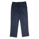 DICKIES Workwear Mens Trousers Blue Regular Straight W34 L32