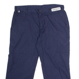 CARHARTT Flame Resistant Workwear Carpenter Mens Trousers Blue Straight W34 L24