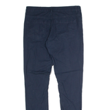 DICKIES Womens Trousers Blue Regular Skinny W34 L32