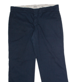 DICKIES 774 Workwear Womens Twill Trousers Blue Classic Straight W40 L32