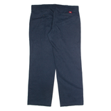 DICKIES 774 Workwear Womens Twill Trousers Blue Classic Straight W40 L32