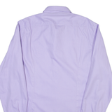 CALVIN KLEIN Mens Shirt Purple Striped Long Sleeve M