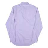 CALVIN KLEIN Mens Shirt Purple Striped Long Sleeve M