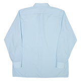 PIERRE CARDIN Mens Plain Shirt Blue Long Sleeve M