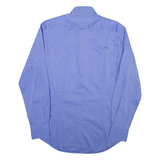 TOMMY HILFIGER Mens Plain Shirt Blue Long Sleeve M