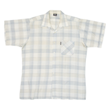 DINO CARINO Mens Shirt Blue Check L