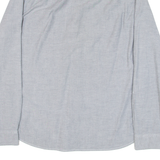 TIMBERLAND Slim Fit Mens Plain Shirt Grey Long Sleeve M