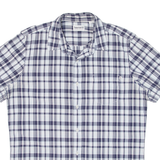TIMBERLAND Mens Shirt Blue Check M