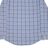 TOMMY HILFIGER New York Fit Mens Shirt Blue Check Long Sleeve L