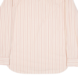 TIMBERLAND Mens Shirt Red Striped Long Sleeve L