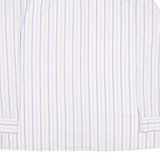 KANDAHAR Mens Shirt Purple Striped Long Sleeve XL