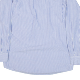 MODELOS Mens Shirt Blue Striped Long Sleeve M