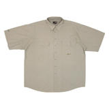 JEEP Mens Plain Shirt Green 2XL