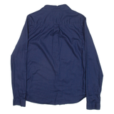 LEVI'S Womens Plain Shirt Blue Long Sleeve S