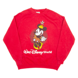 DISNEY Minnie Mouse Womens Sweatshirt Red L