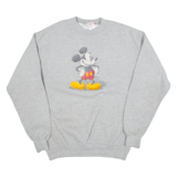 DISNEY Mickey Mouse Womens Sweatshirt Grey M