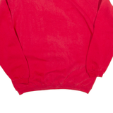 DISNEY Minnie Mouse Womens Sweatshirt Red 1/4 Zip ONE SIZE