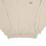 REEBOK Womens Sweatshirt Beige M