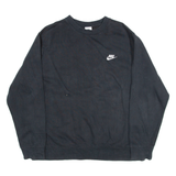 NIKE Womens Sweatshirt Black L