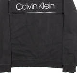 CALVIN KLEIN Soft Touch Fleece Mens Sweatshirt Black M