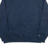 JANSPORT Liberty University Mens Sweatshirt Blue 1/4 Zip USA XL