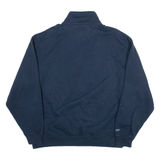 JANSPORT Liberty University Mens Sweatshirt Blue 1/4 Zip USA XL