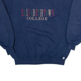 RUSSELL ATHLETIC Elizabethtown University Womens Sweatshirt Blue USA 2XL