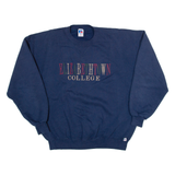 RUSSELL ATHLETIC Elizabethtown University Womens Sweatshirt Blue USA 2XL