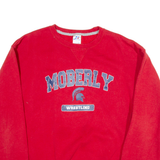 RUSSELL ATHLETIC Moberly Wrestling Womens Sweatshirt Red USA L