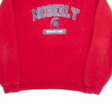 RUSSELL ATHLETIC Moberly Wrestling Womens Sweatshirt Red USA L