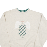 DIPORT Womens Sweatshirt Cream XL