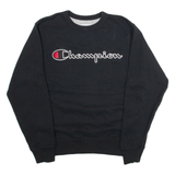 CHAMPION Womens Sweatshirt Black S