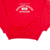 Emergency Medicine Womens Sweatshirt Red 90s XL