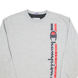 CHAMPION Mens Sweatshirt Grey High Neck M